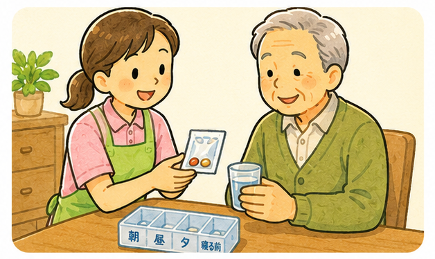 服薬の<br class="sp-br">確認